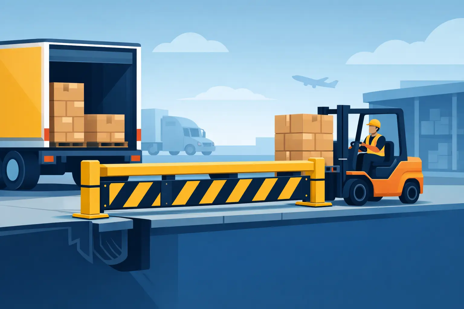 Loading Dock Safety Barriers That Prevent Risk
