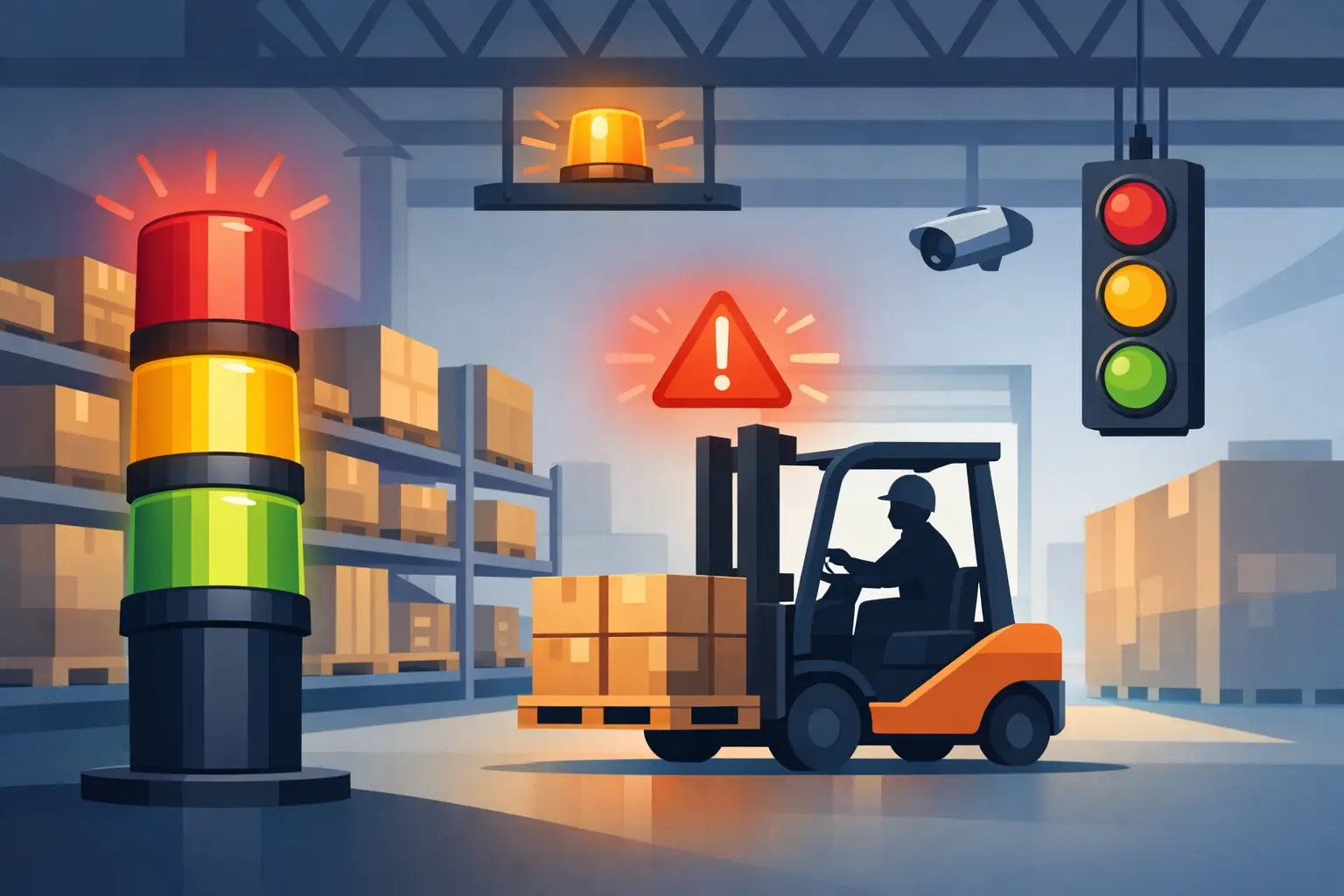 Warehouse Warning Light System Guide
